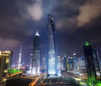 上海环球金融中心图片(上海环球金融中心大厦图片)