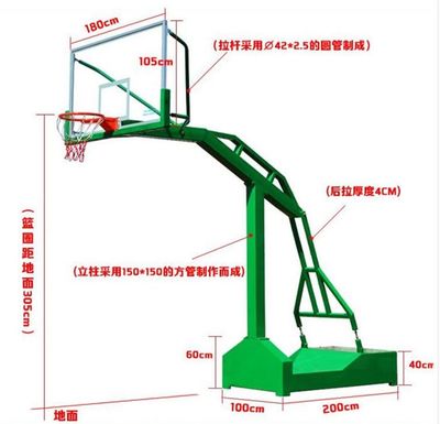 篮球场地标准尺寸(篮球场地标准尺寸面积)
