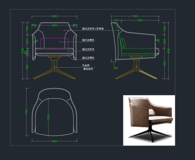 家具设计图纸(家具设计图纸三视图桌子)