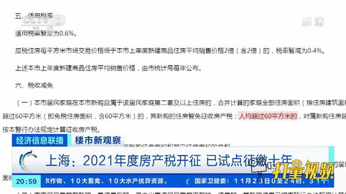 2021上海房产税最新政策(上海房产税新政策2020)