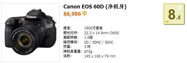 eos60d价格(eos600d价格)
